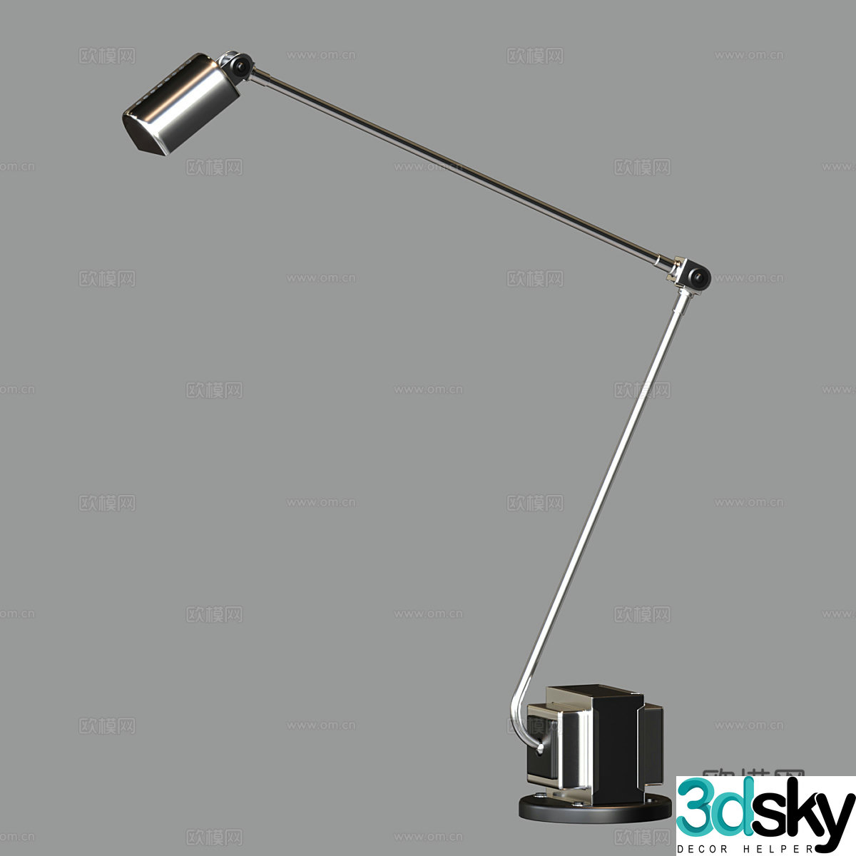 Modern simple desk lamp Table lamp Simple desk lamp Study desk lamp Lamp 3D model