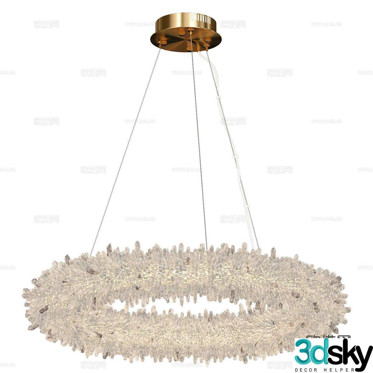 Modern simple chandeliers chandeliers simple chandeliers dining chandeliers living room chandeliers lamps 3D model