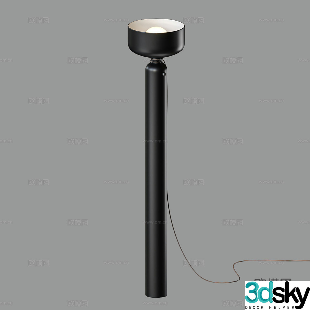 Modern simple floor lamp Floor lamp Simple floor lamp Study floor lamp Lamp 3D model