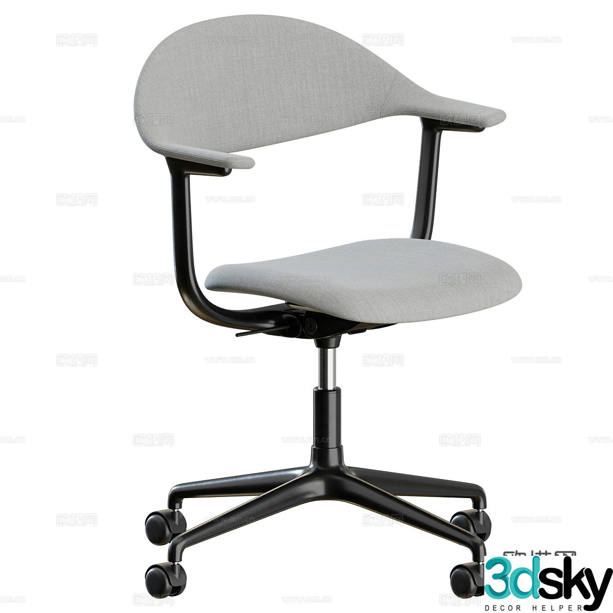 Modern Italian office chair 3d model