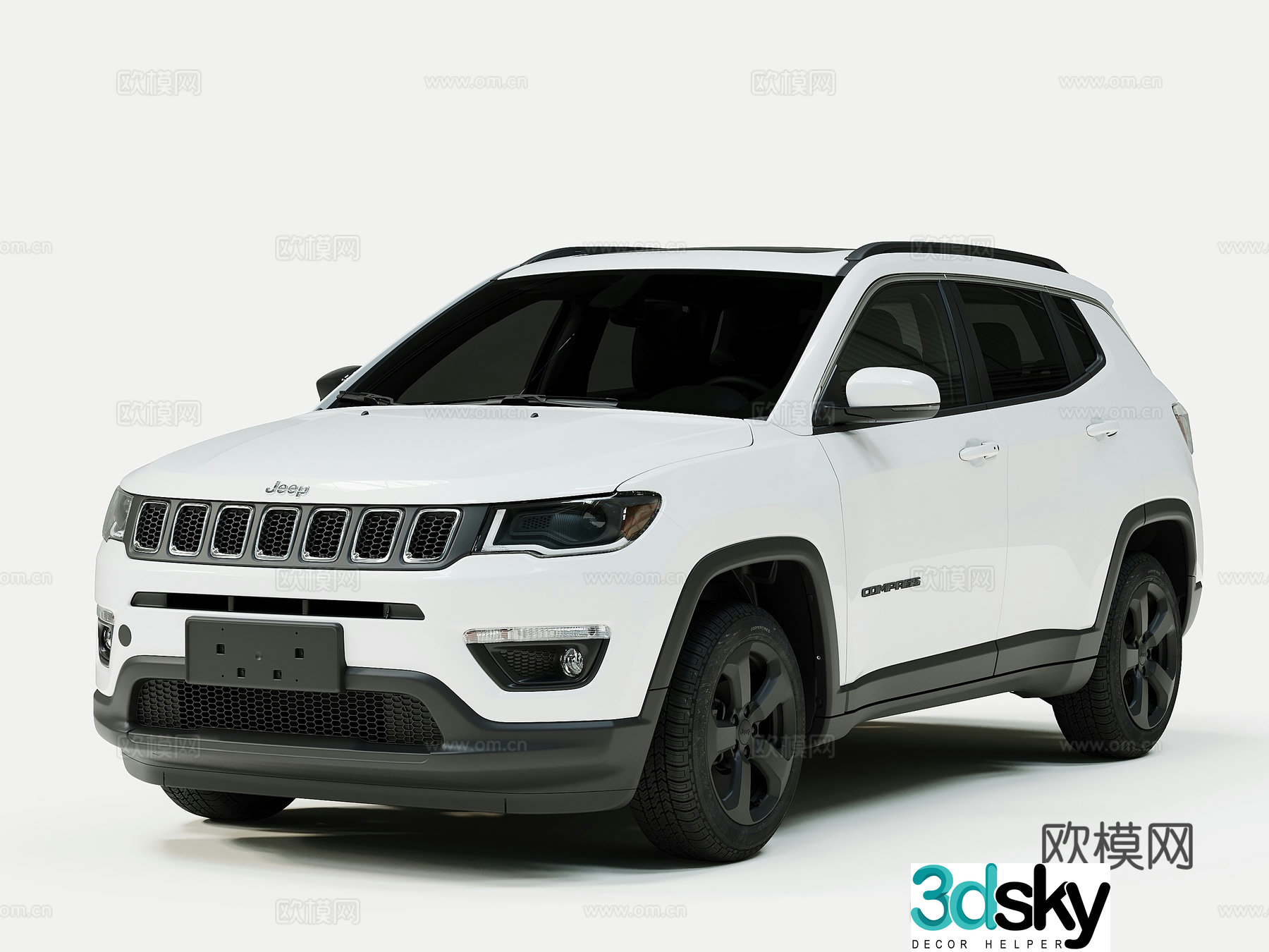 Jeep Compass JEEP compass off-road vehicle 3d model
