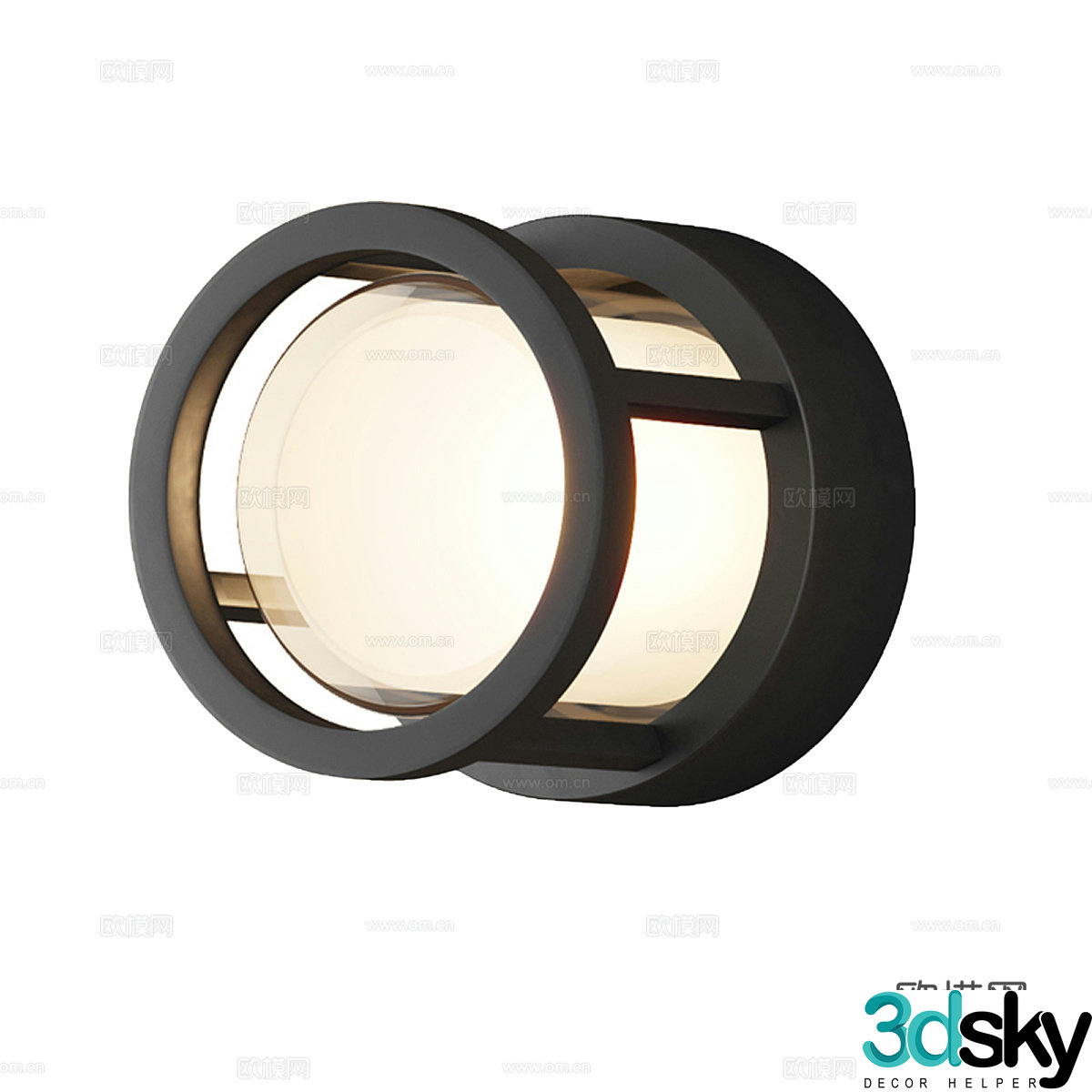 Modern simple wall lamp wall lamp simple wall lamp light luxury wall lamp round wall lamp decorative wall lamp 3d model