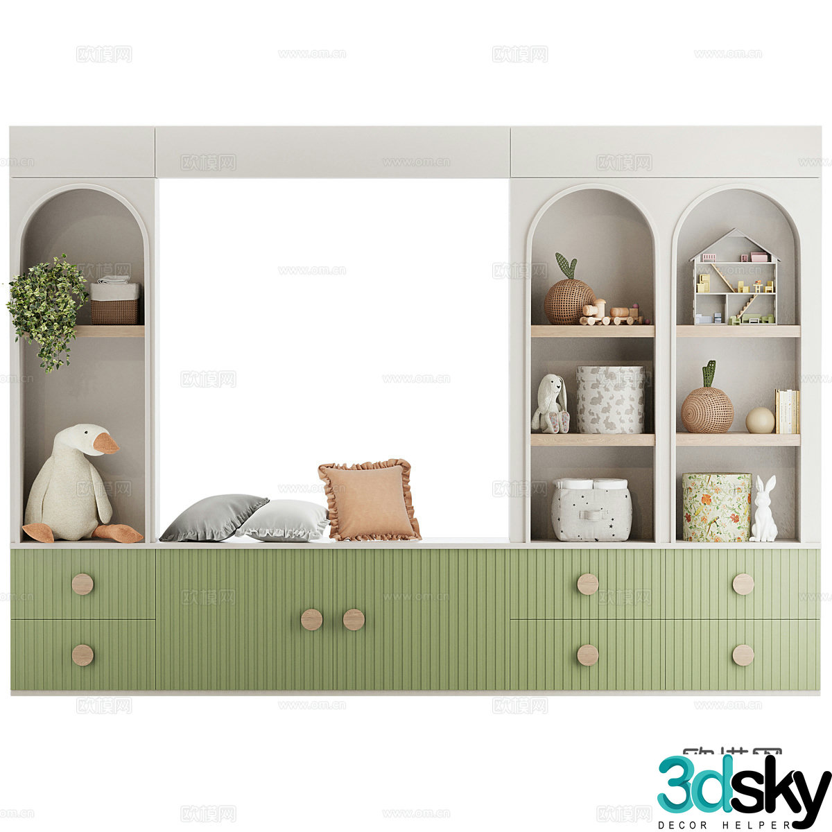 Children’s bed 3d model