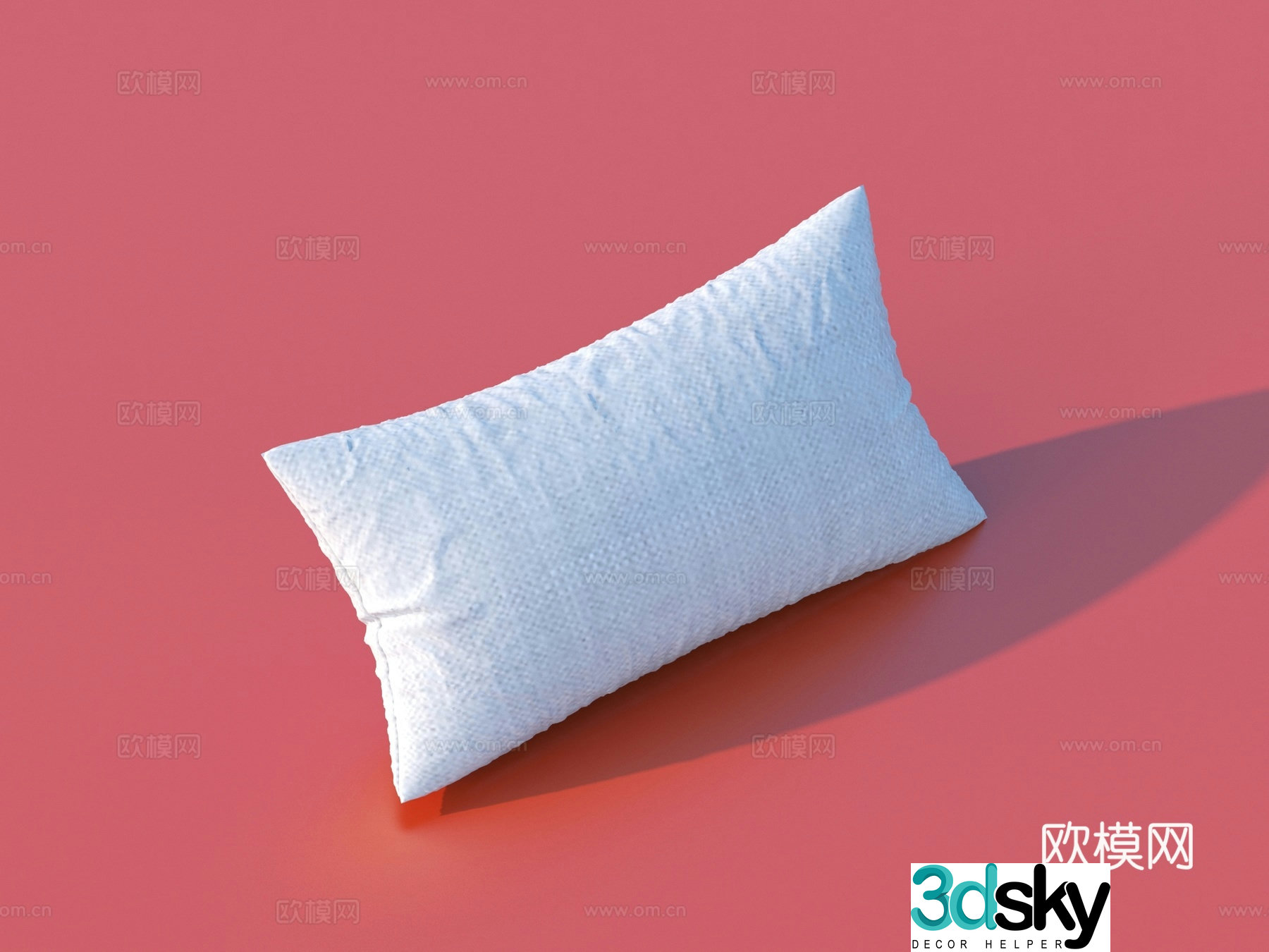 Pillow pillow pillow pillow case 3d model
