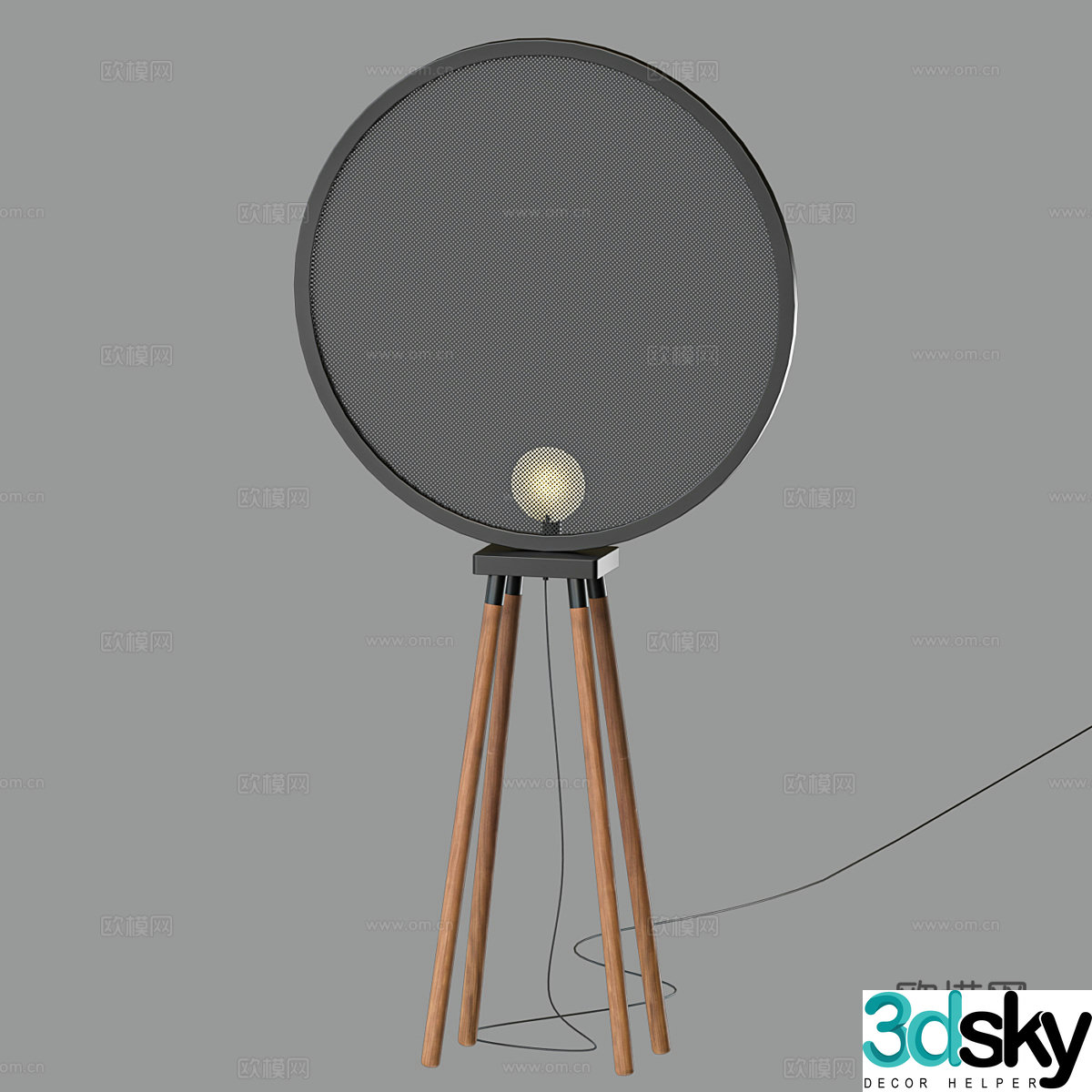 Nordic simple floor lamp Floor lamp Simple floor lamp Study floor lamp Living room floor lamp 3D model