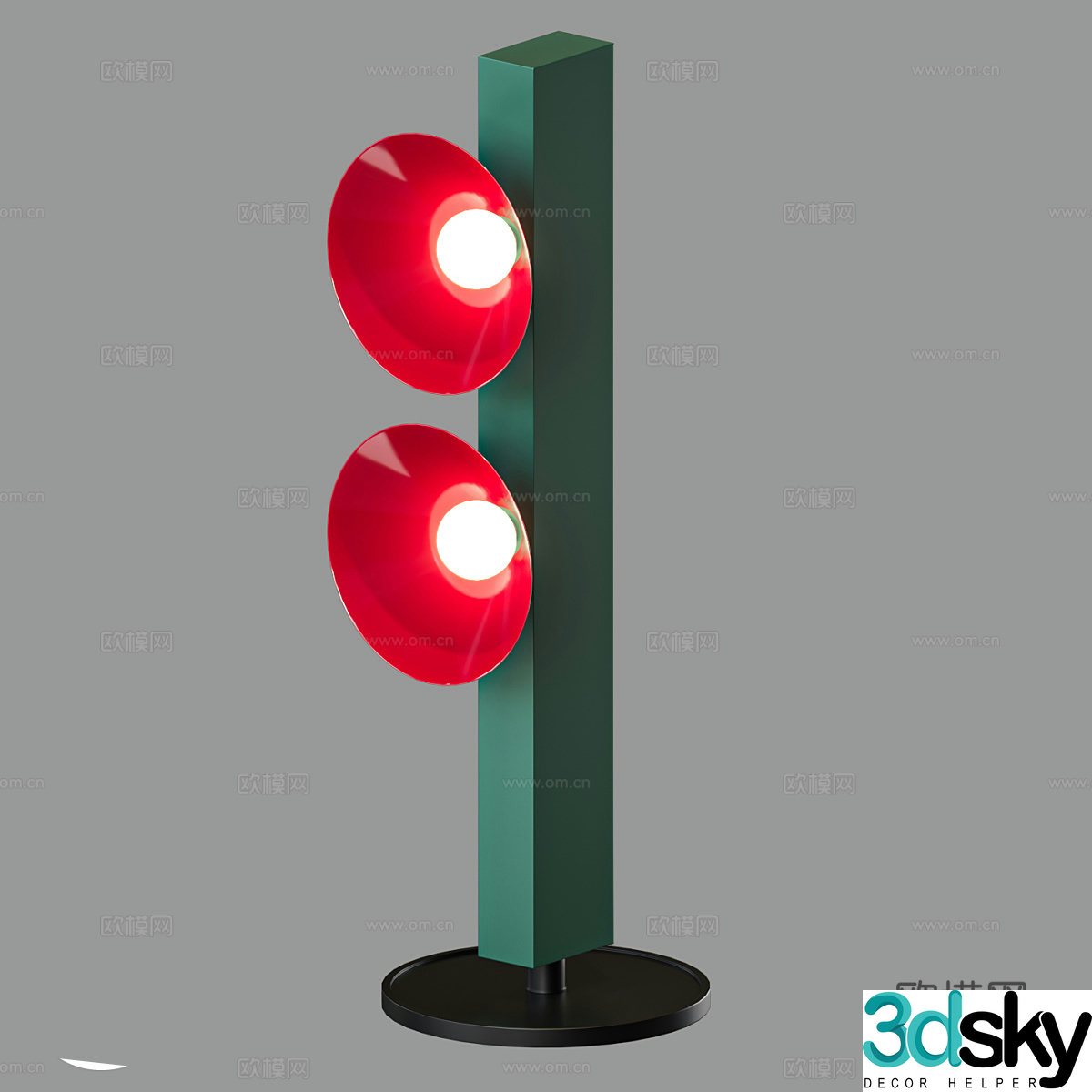 Nordic simple floor lamp Floor lamp Simple floor lamp Study floor lamp Lamp 3D model