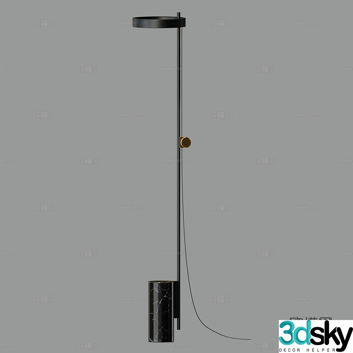 Modern simple floor lamp Floor lamp Simple floor lamp Light luxury floor lamp Study room floor lamp 3D model