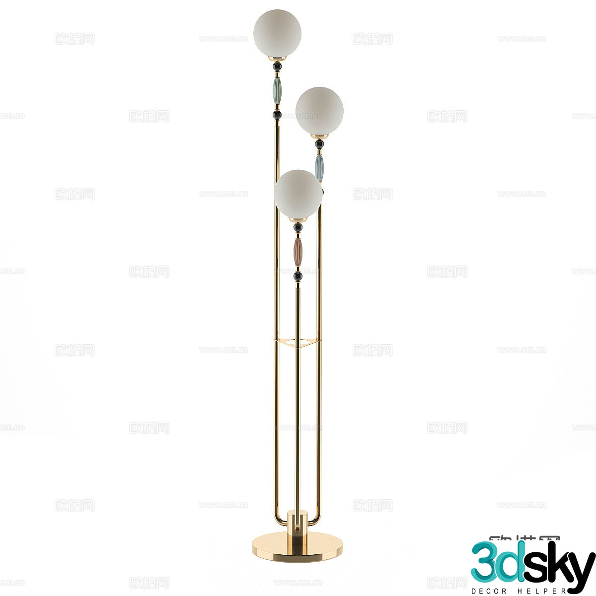 Modern simple floor lamp Floor lamp Simple floor lamp Light luxury floor lamp 3D model