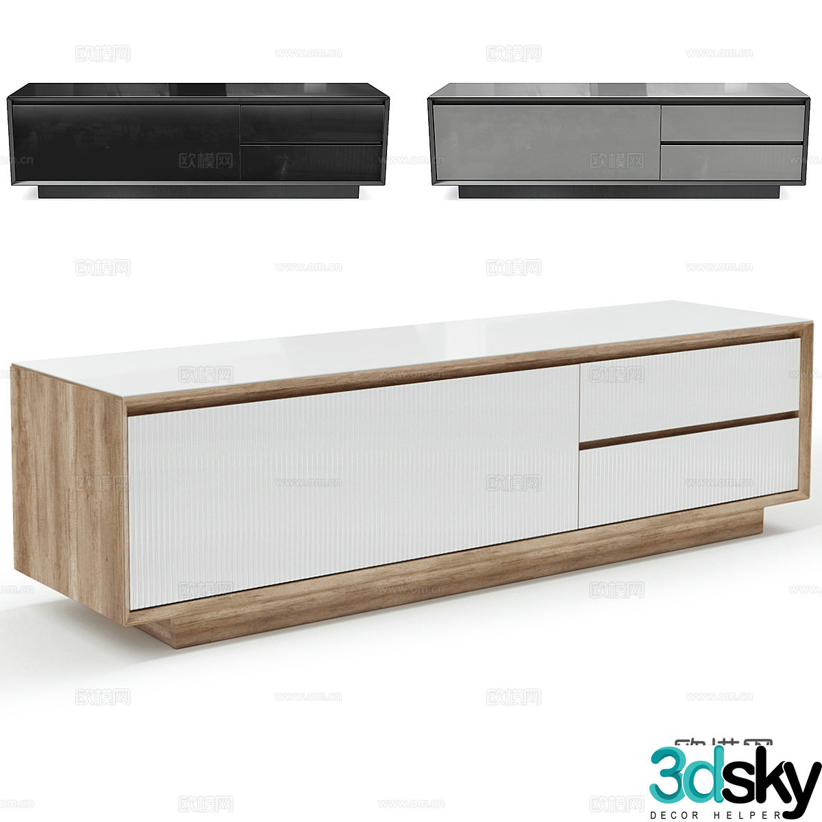 TV cabinet 3d model