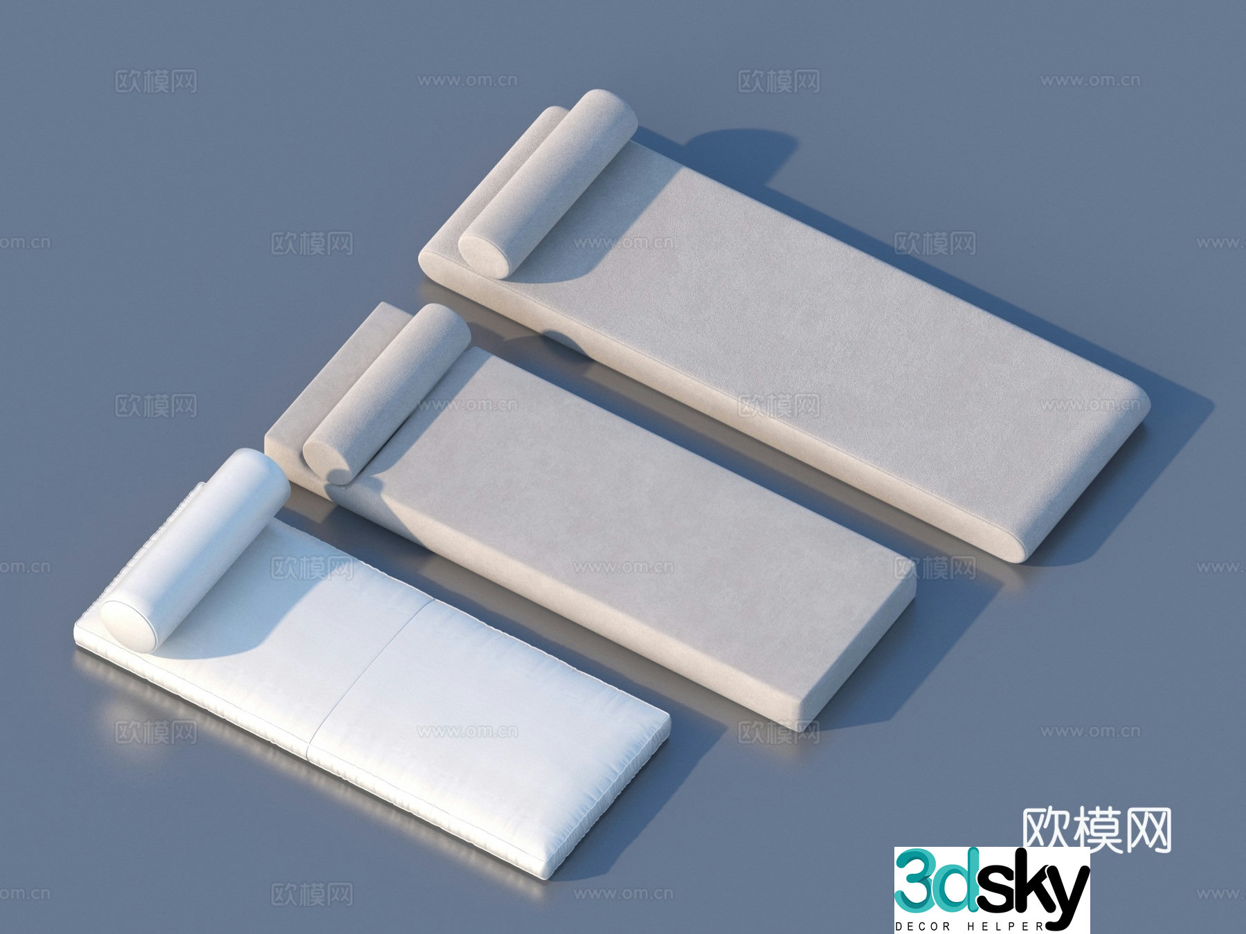 Cushion Cotton Pad Cloth Pad 3D Model