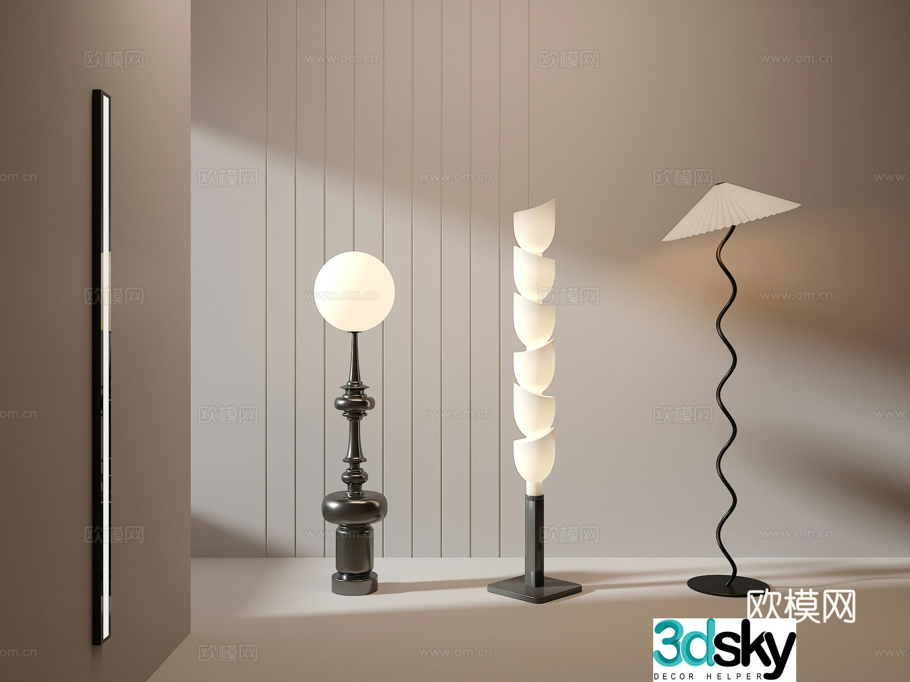 Floor lamp 3d model