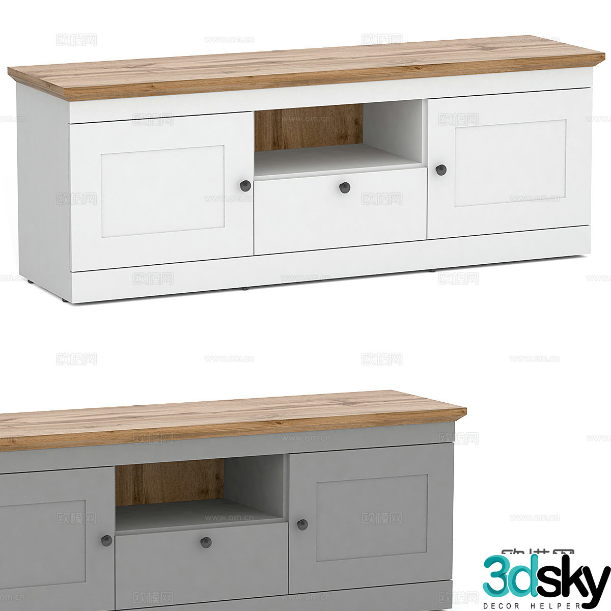 Nordic simple TV cabinet TV cabinet Simple TV cabinet Nordic TV cabinet Low cabinet Decorative cabinet 3D model