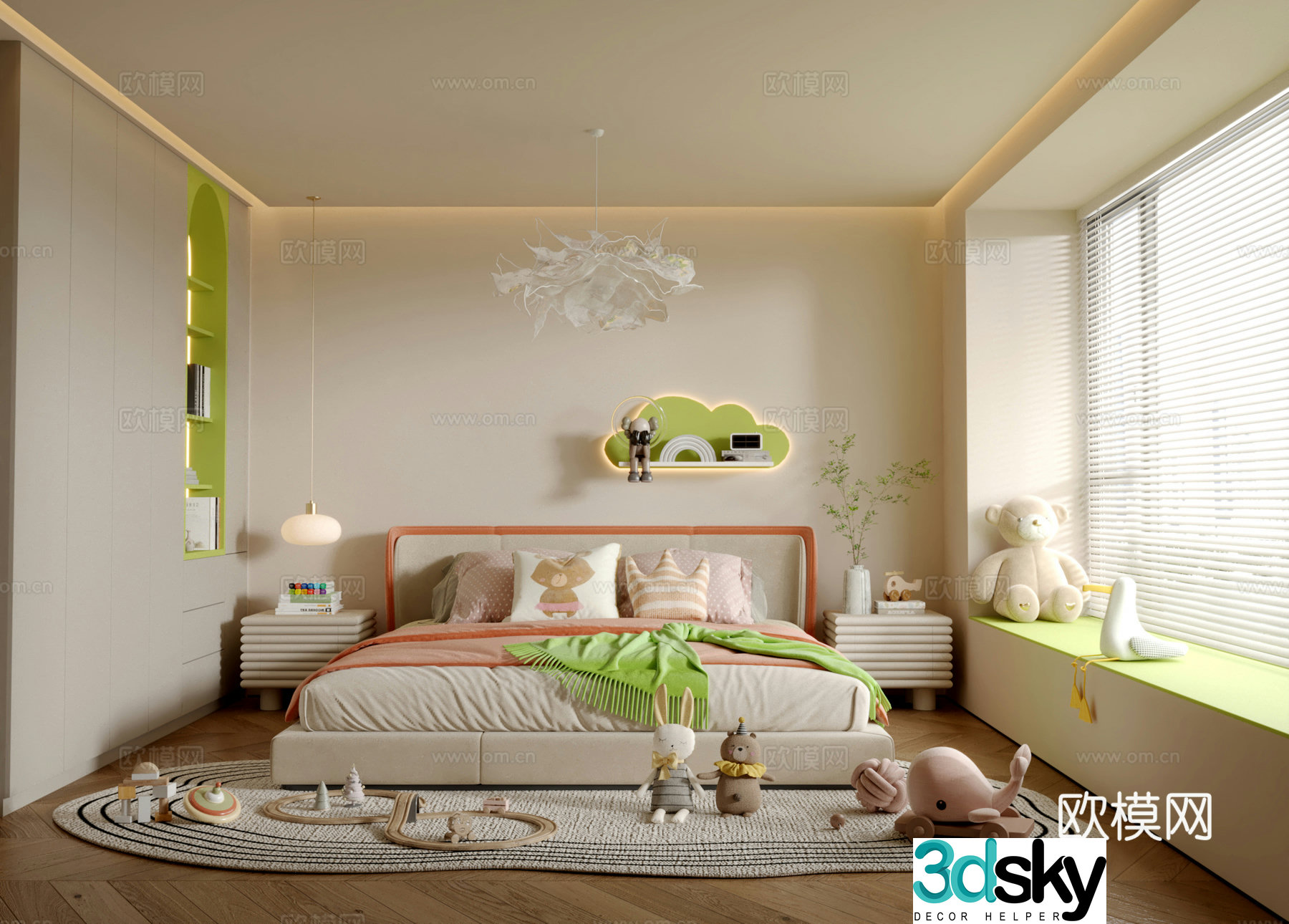 Dopamine children’s room 3D model