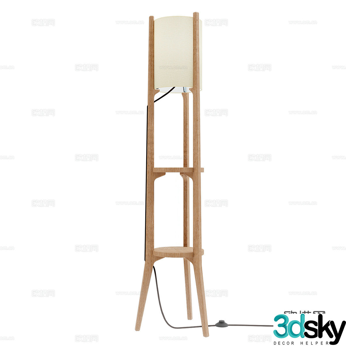 Floor lamp 3d model