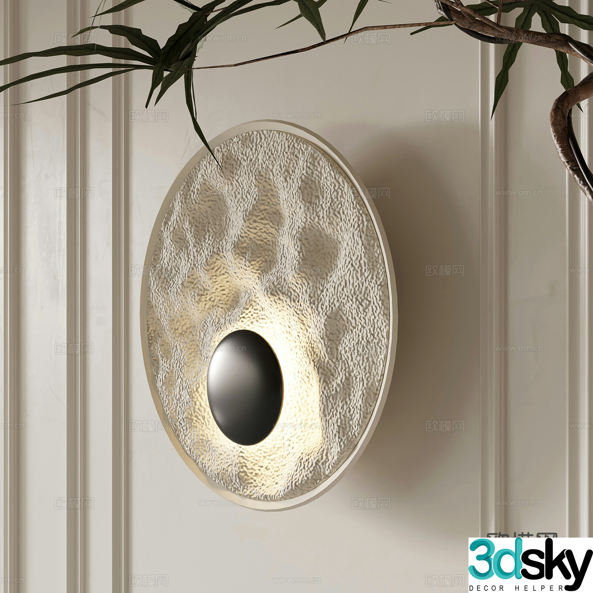 Wall lamp French wall lamp Decorative lamp 3d model