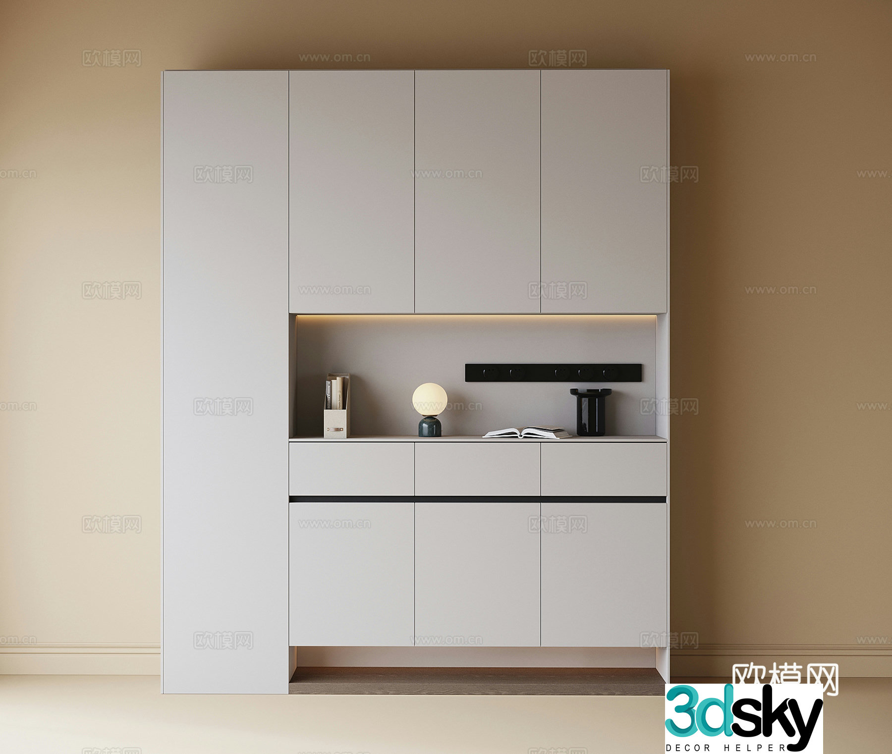 Modern sideboard 3D model