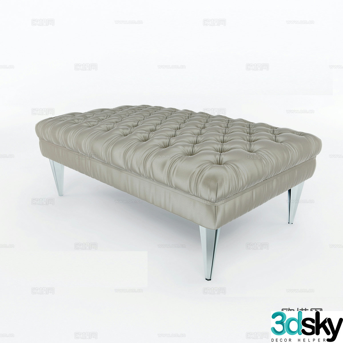Fendi Cleopatra Footstool 3d Model