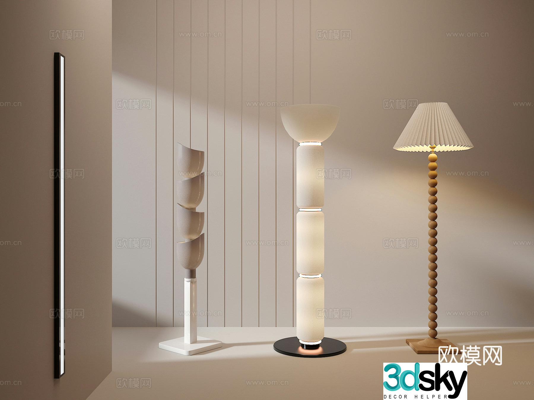 Floor lamp 3d model