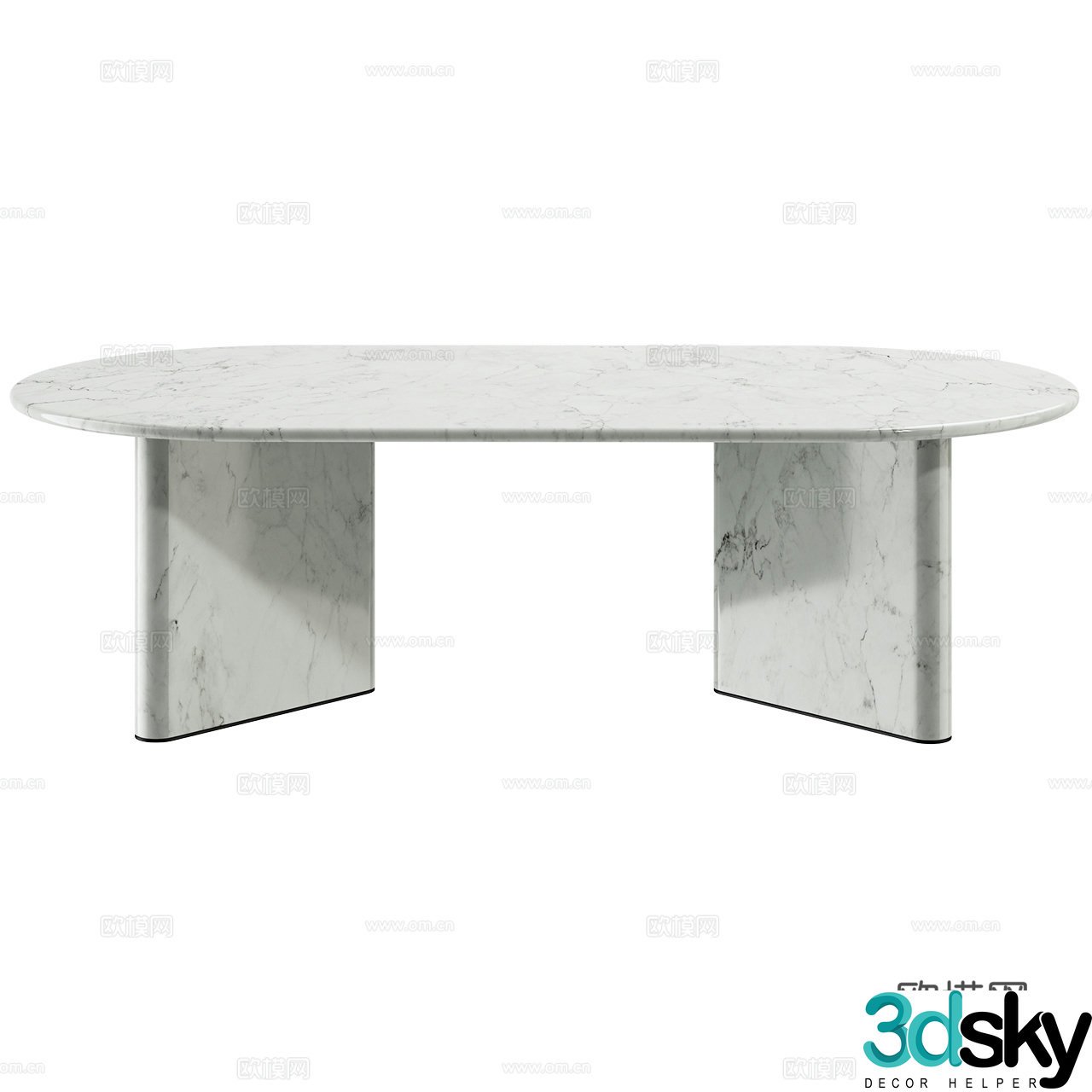 Tommy Franks Italian minimalist dining table Minimalist dining table Light luxury dining table 3D model