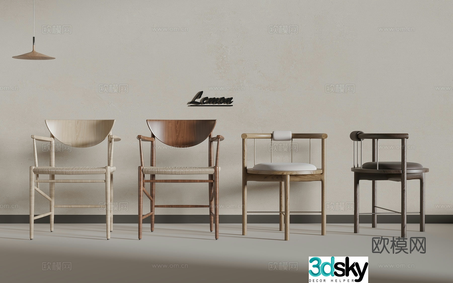 New Chinese chair 3d model