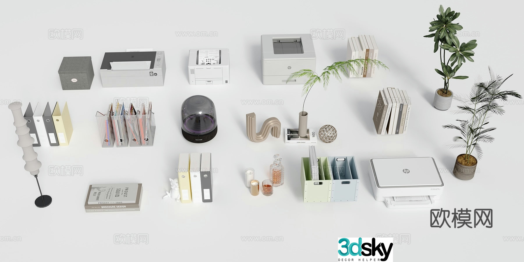 Office supplies 3D model