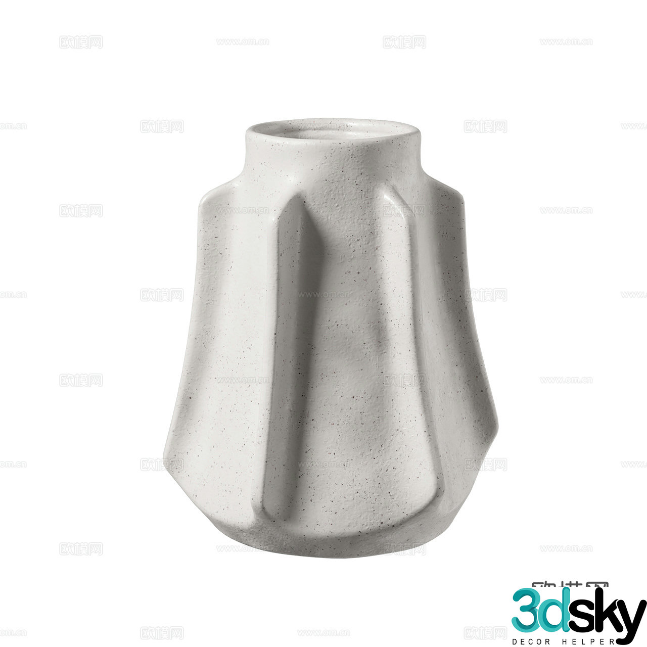 Serax Wasabi Wind Vase Ceramic Vase Vase Ornament Wasabi Wind Ornament 3D Model