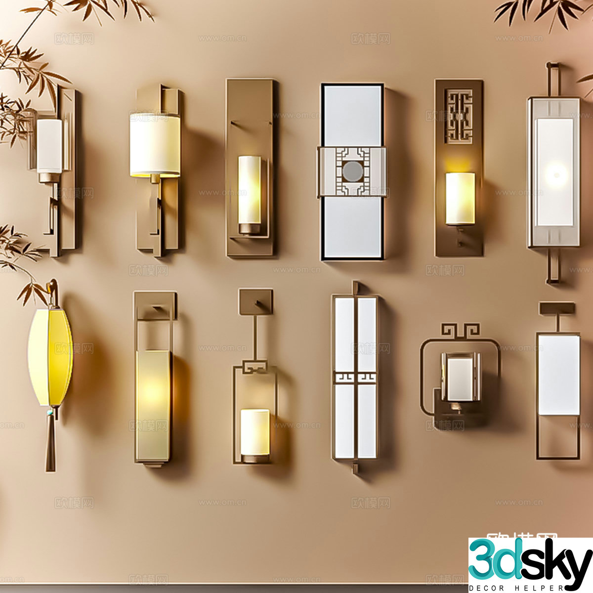 Floor lamp 3d model
