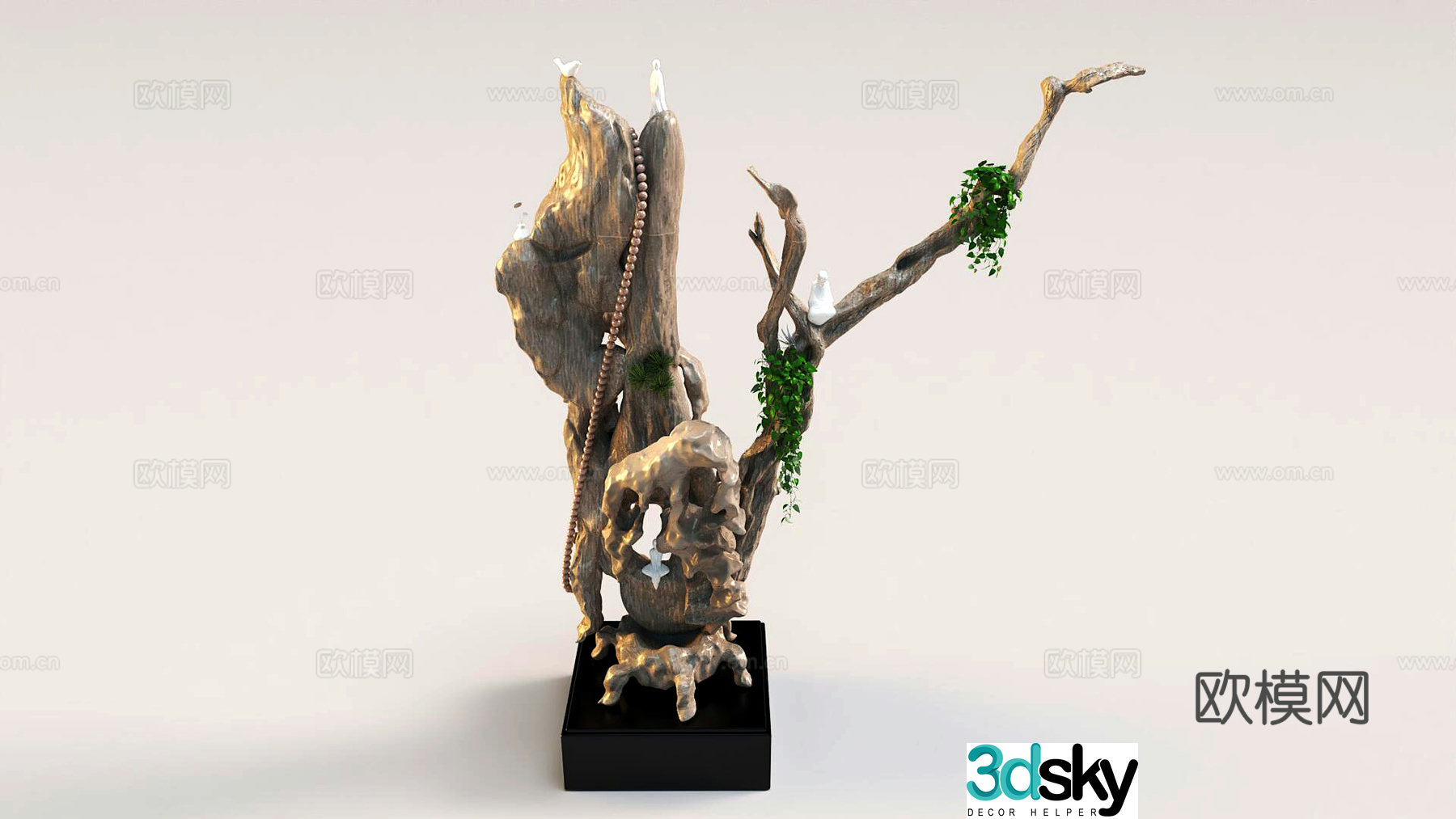Zen ornament 3d model