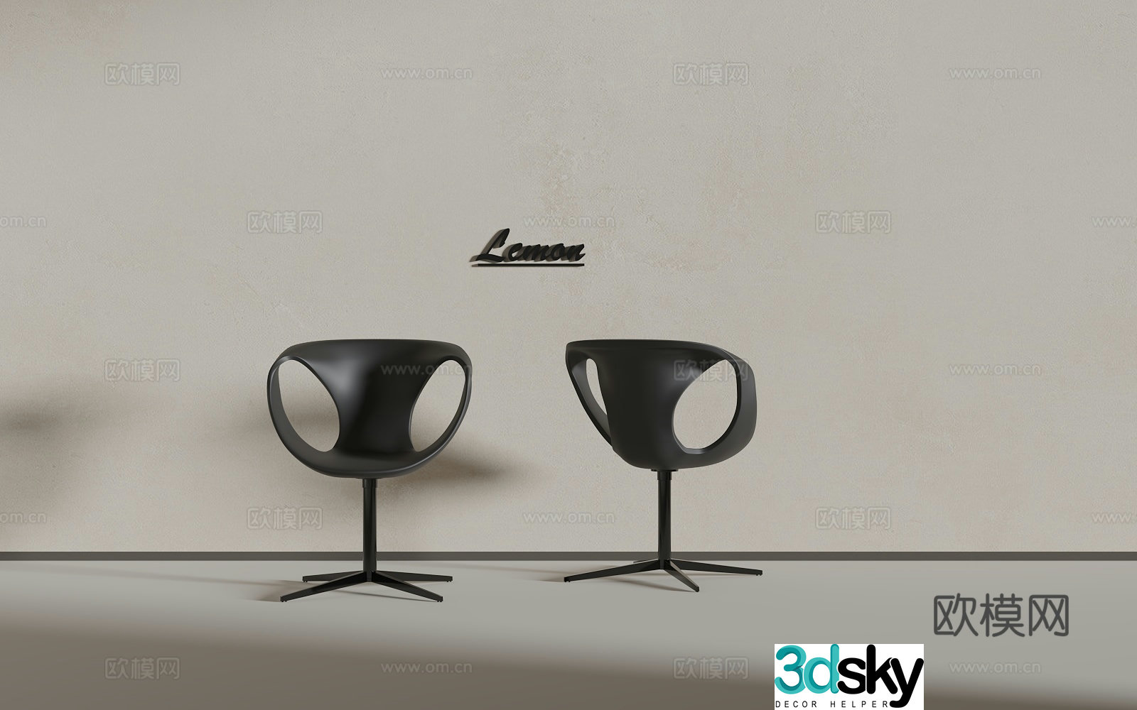Barbershop chair 3d model