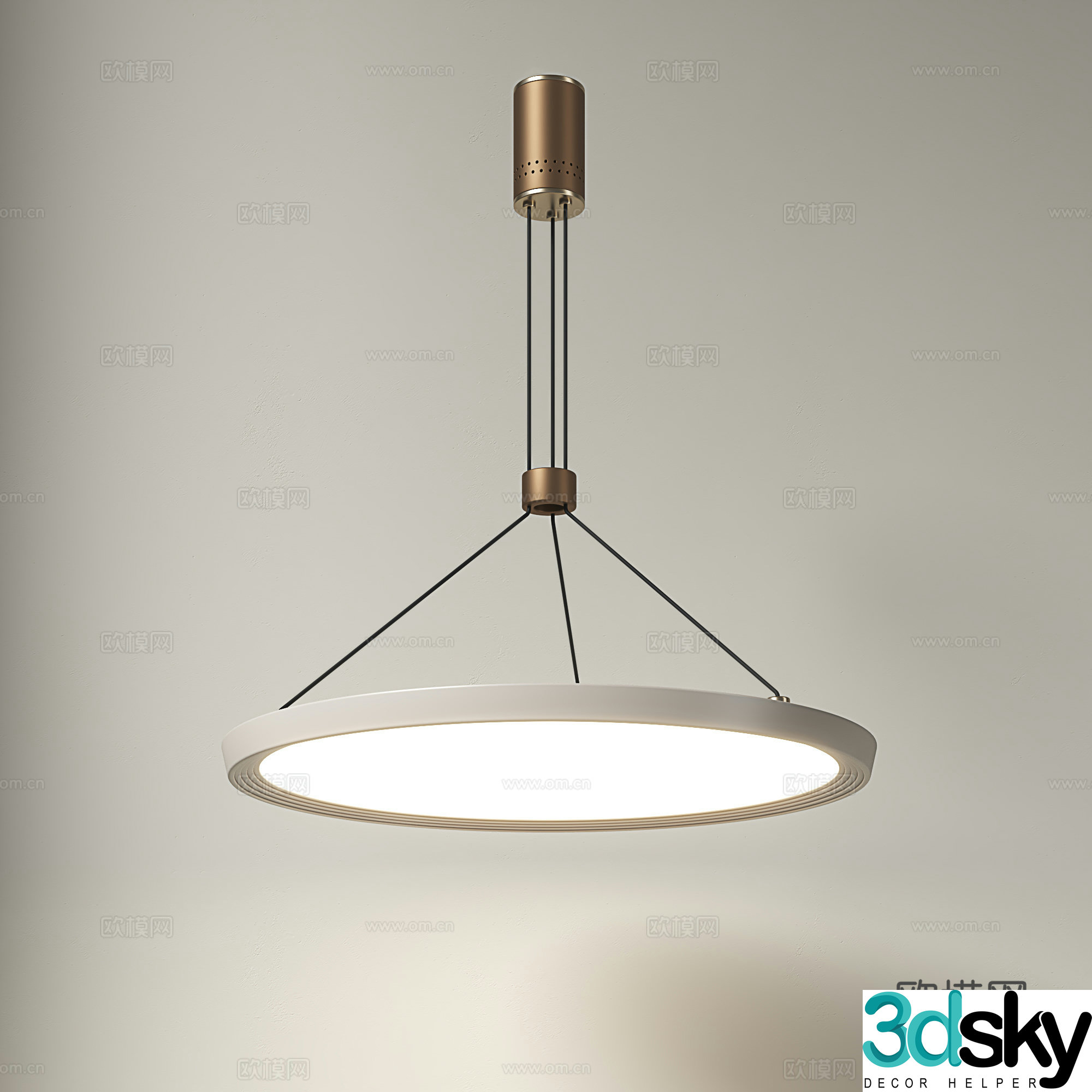 Modern Chandeliers Simple Restaurant Chandeliers Minimalist Bar Chandeliers 3D Model