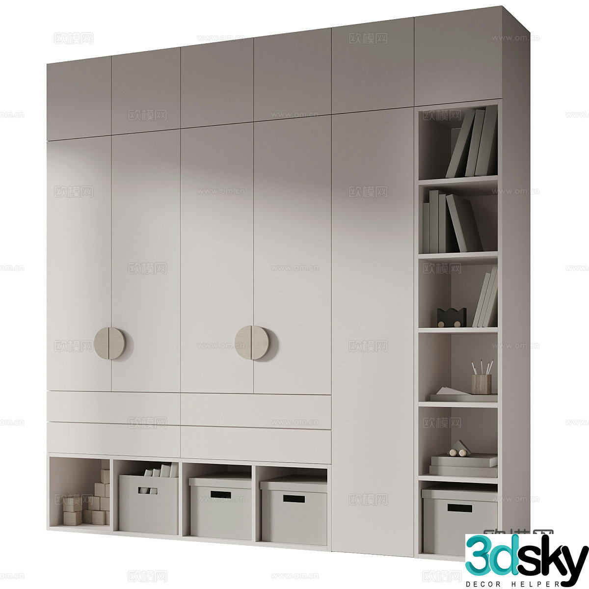 Side cabinet 3D model