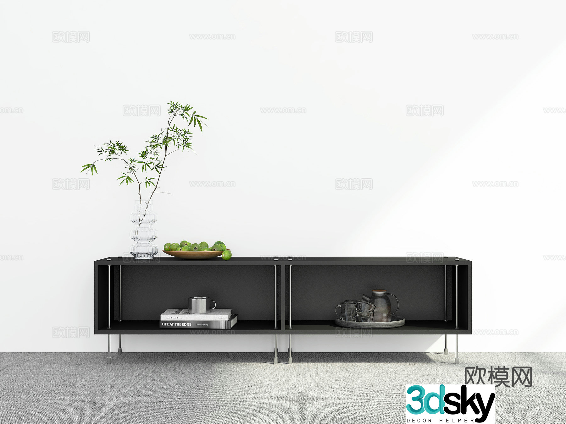 Modern TV cabinet 3d model