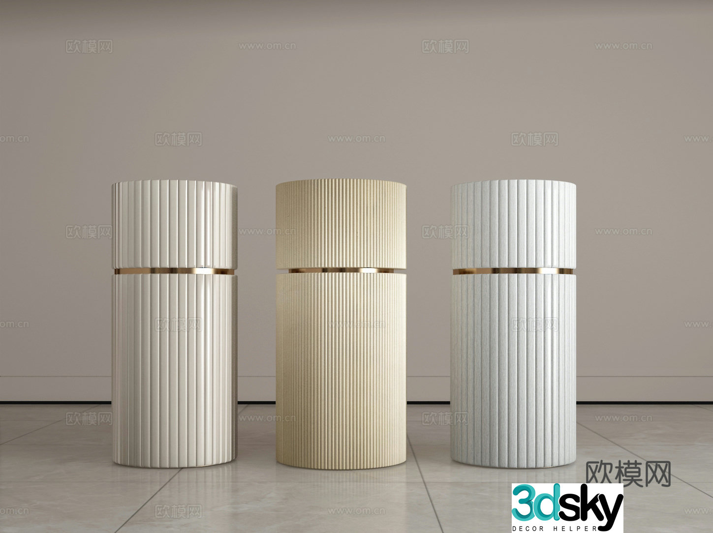 Trash can 3d model