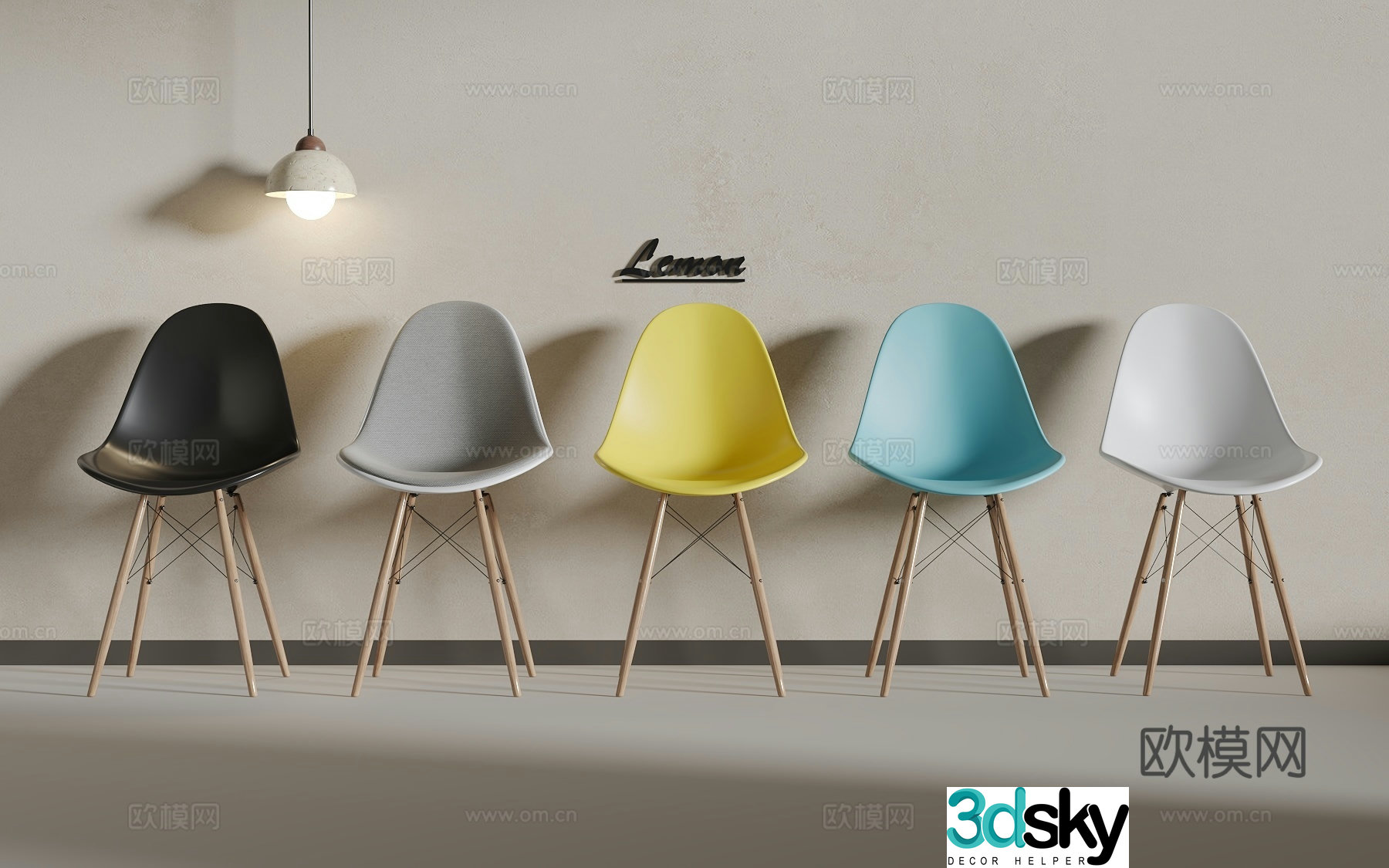 Eames chair 3d model