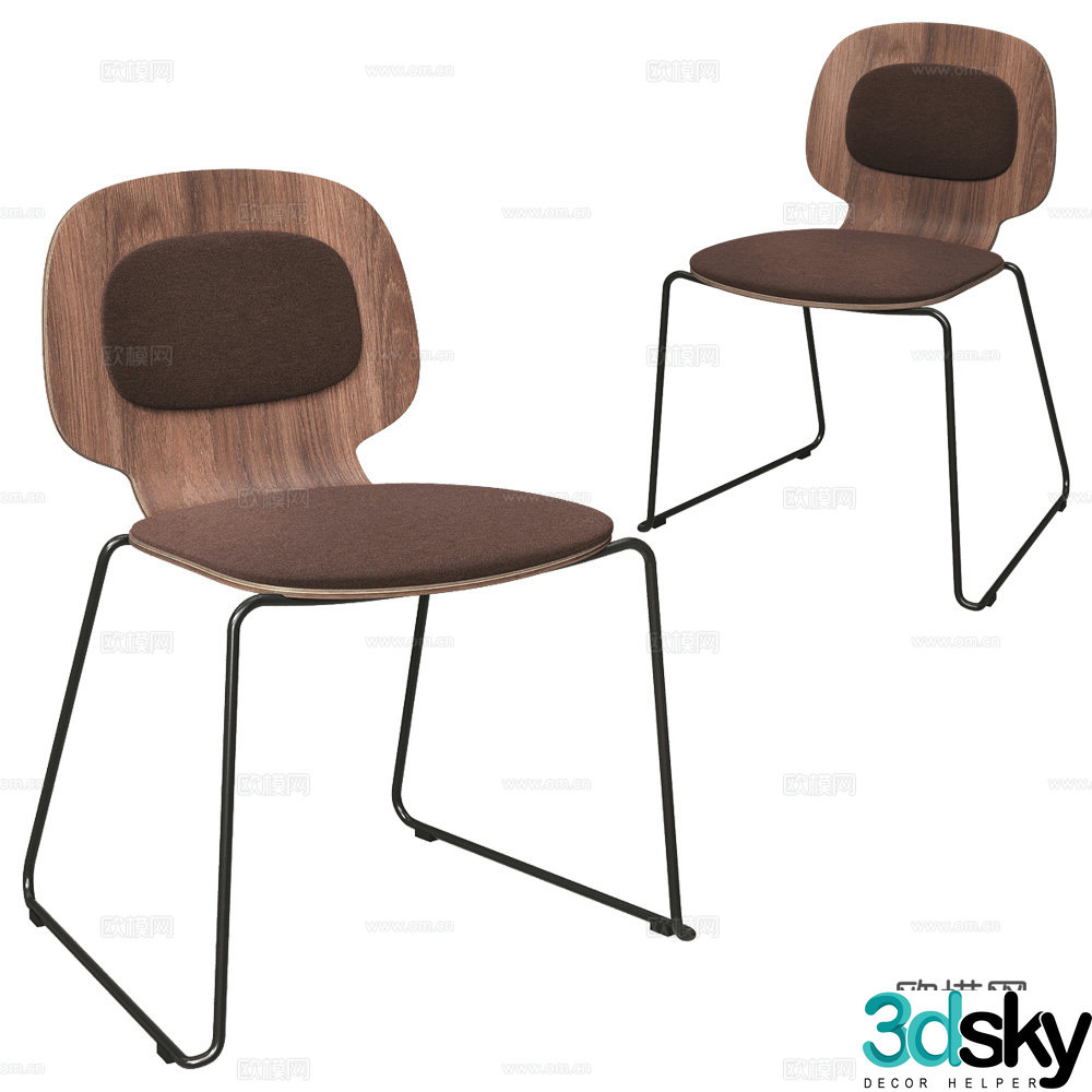Blasco&Vila dining chair 3d model