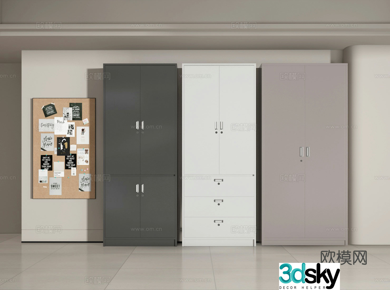 File cabinet 3d model