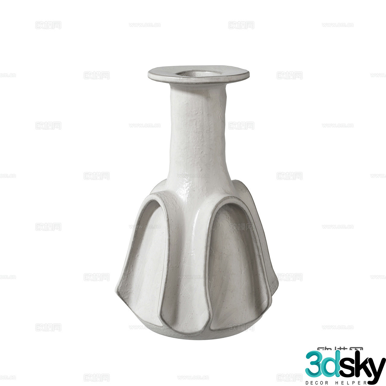 Serax Wasabi Wind Vase Ceramic Vase Vase Ornament Wasabi Wind Ornament 3D Model
