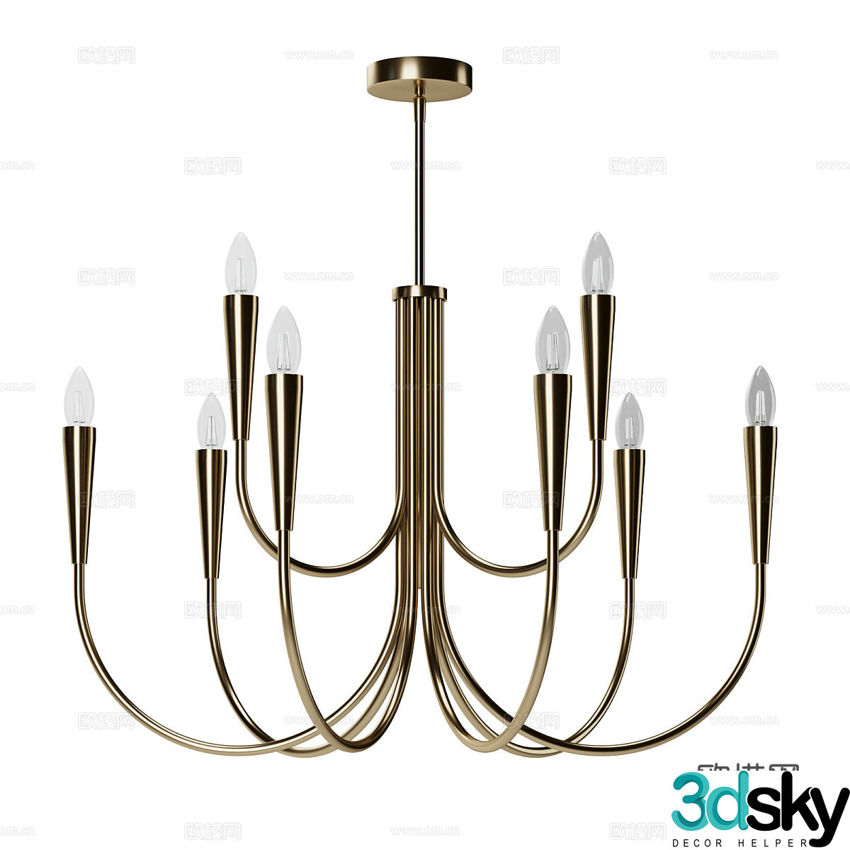 Ceiling Light Illucco3d Model