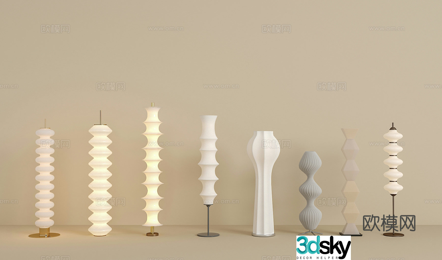 Floor lamp 3d model