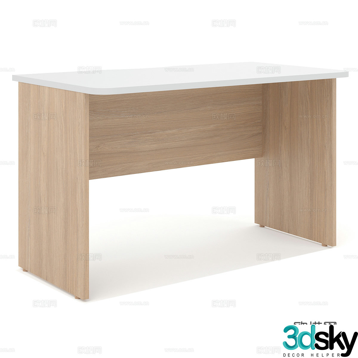 Nordic simple desk desk simple desk desk 3d model