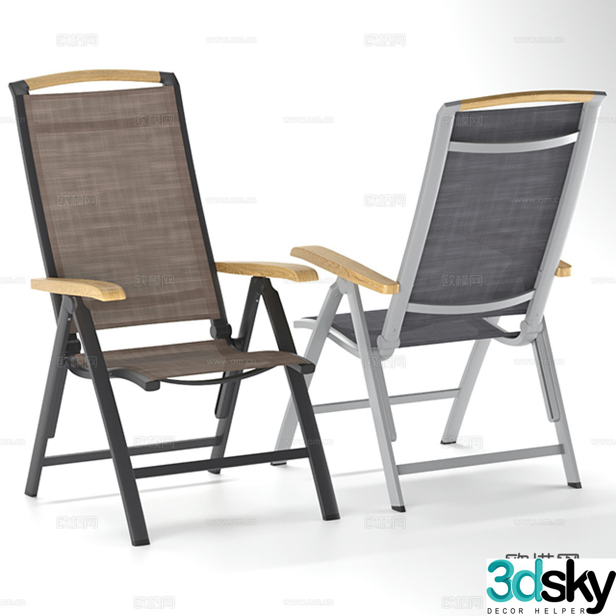 Modern Italian casual chair 3d model