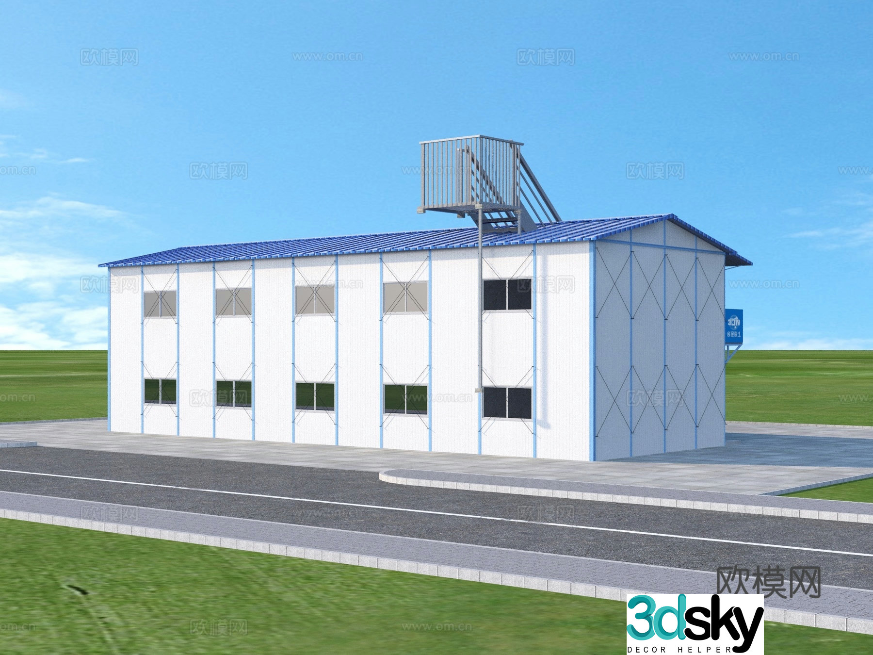 Mobile building building building building building 3D model