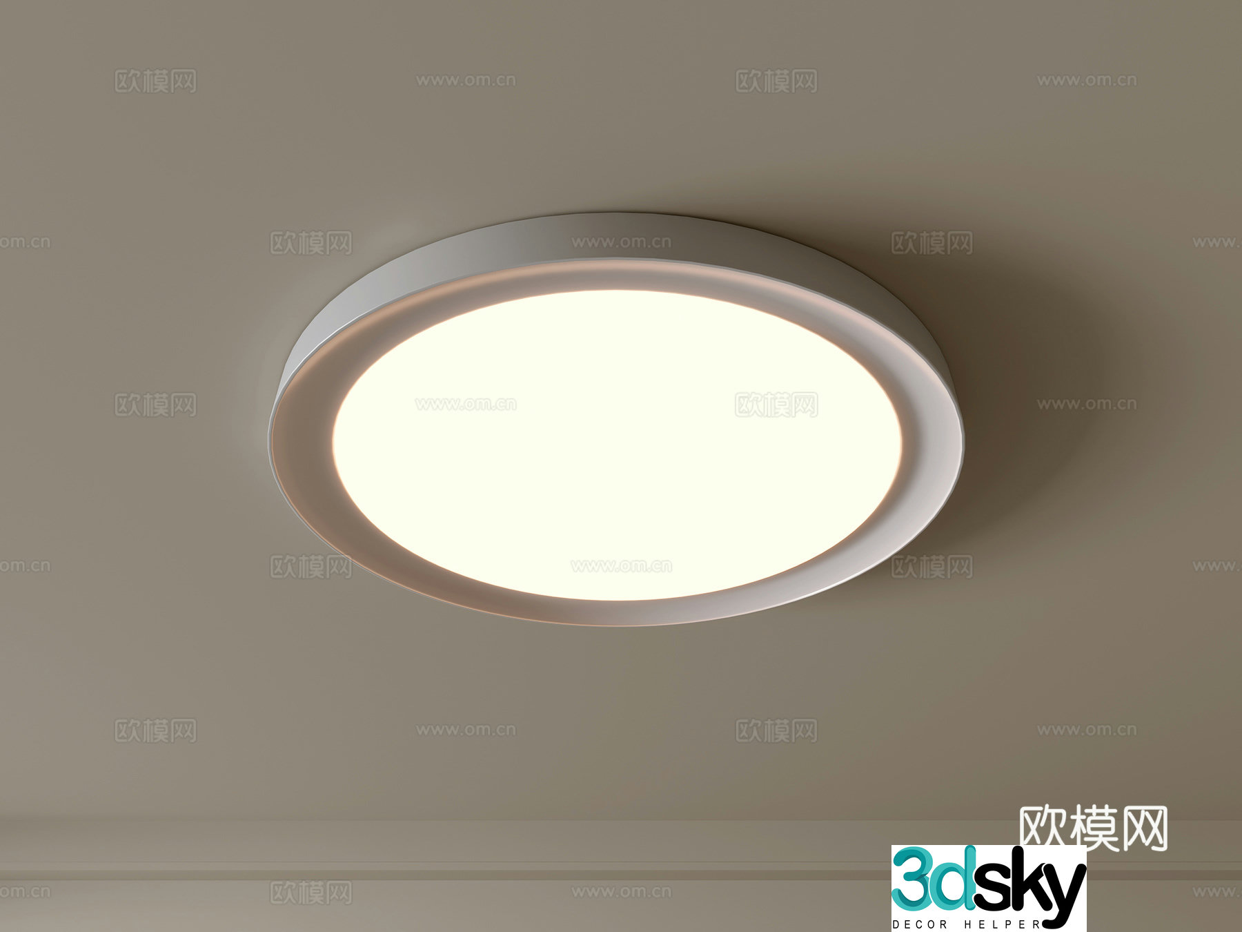 Modern ceiling lamp Geometric ceiling lamp Bedroom lamp Artistic shaped lamp Fashion living room lamp 3D model