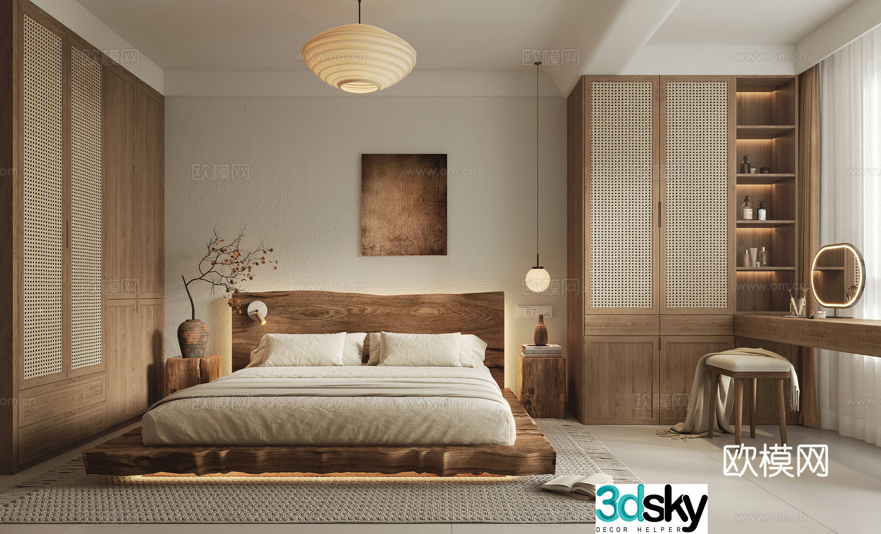 3D model of the silence bedroom