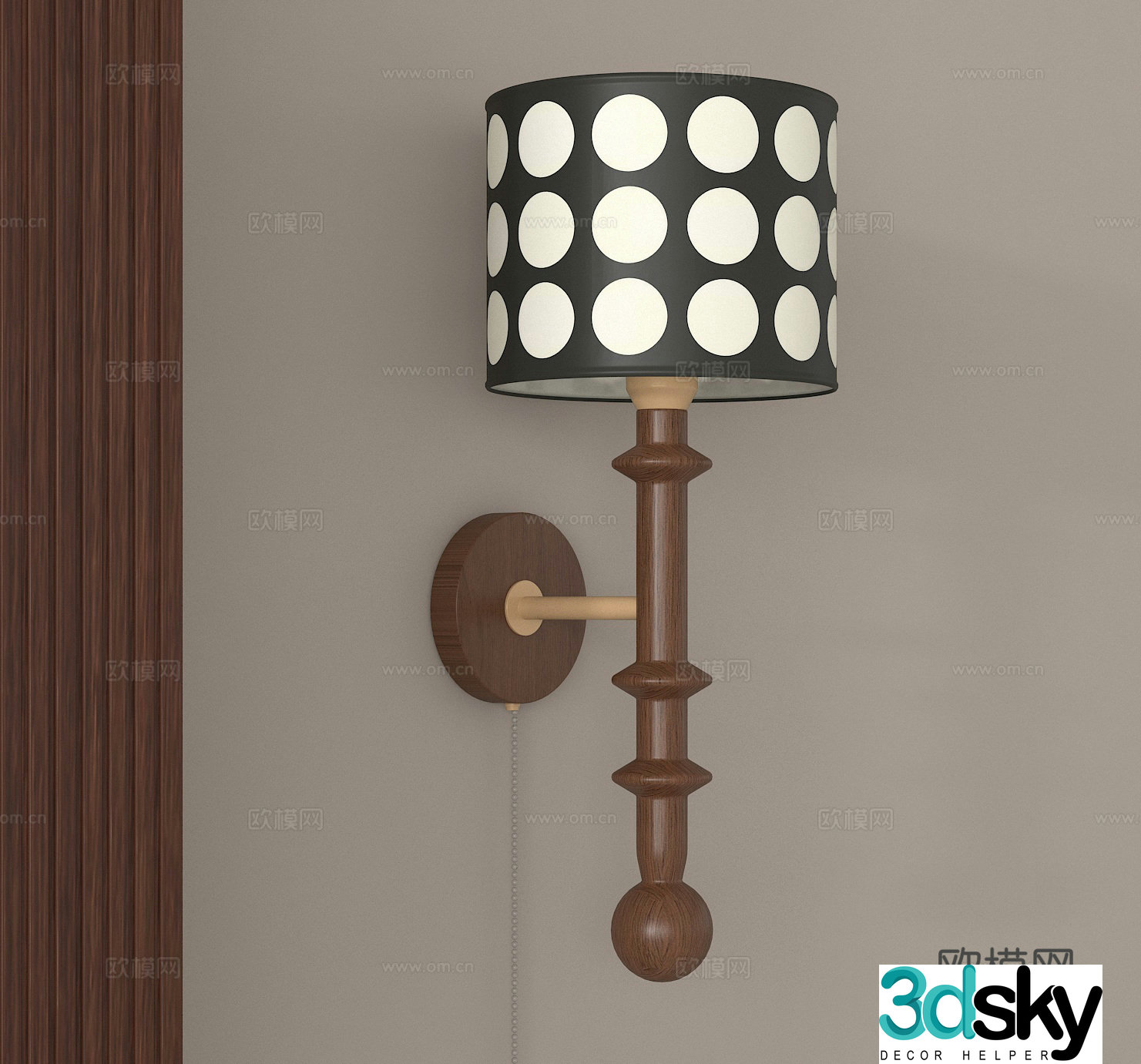 Wall lamp Decorative lamp Night lamp 3d model