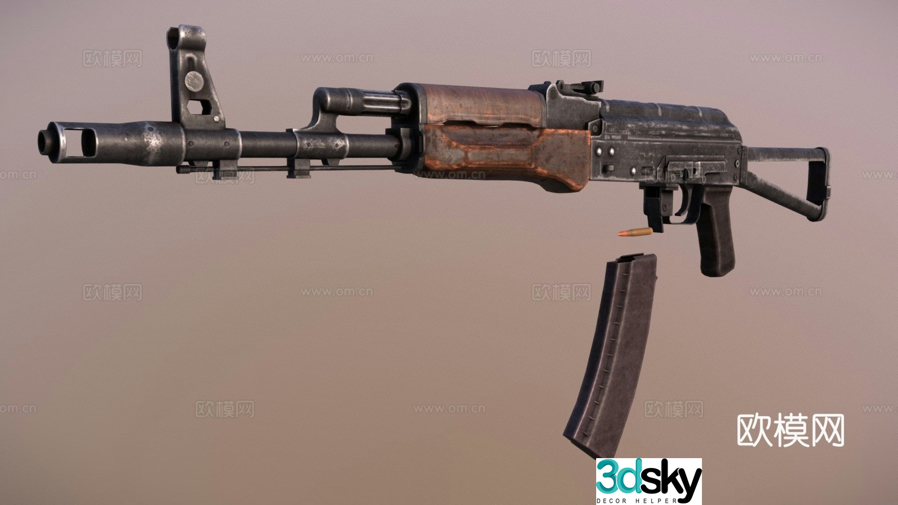 AKS74 3d model