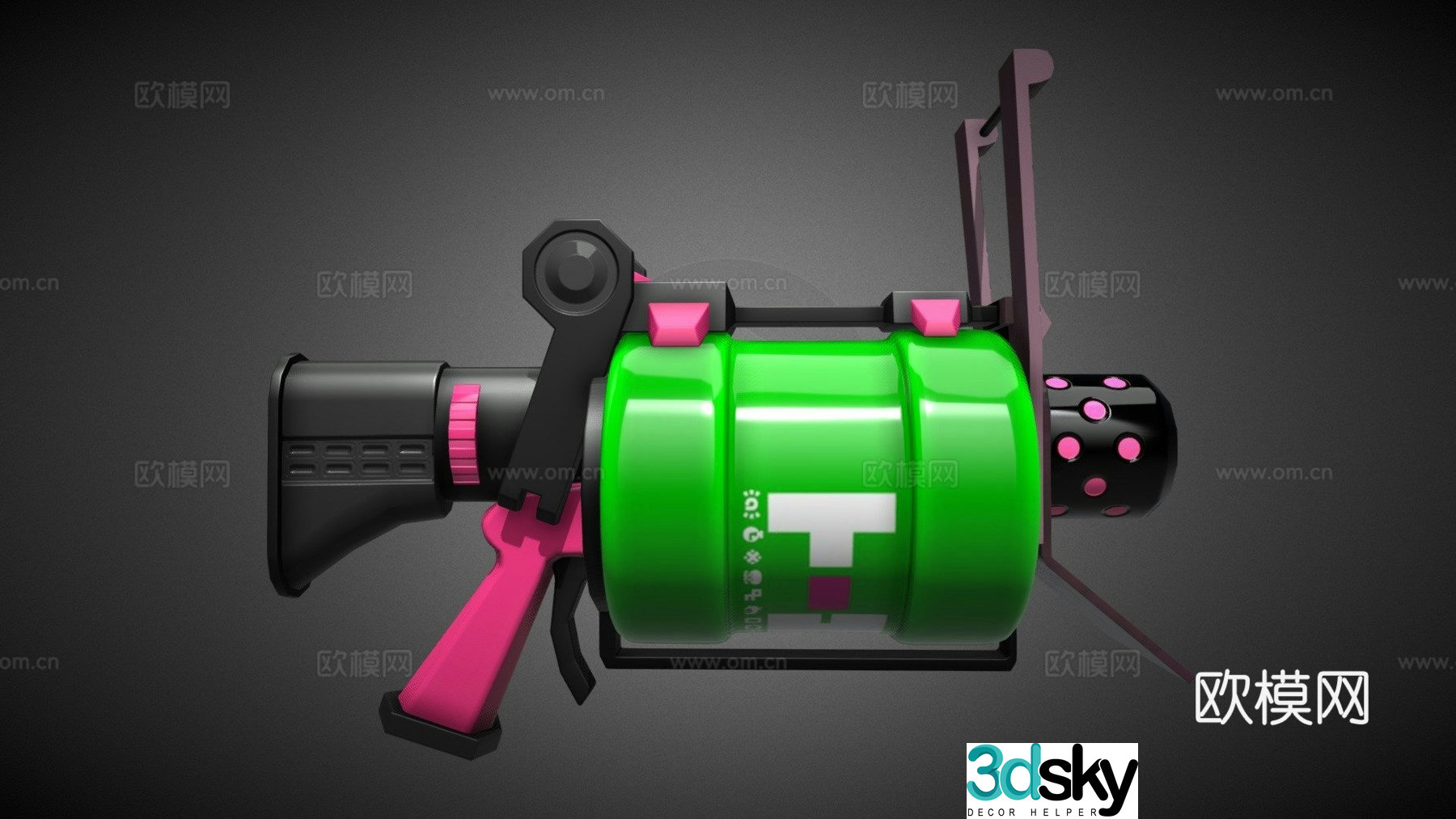 .Gail 52 (Splatoon) 3D model