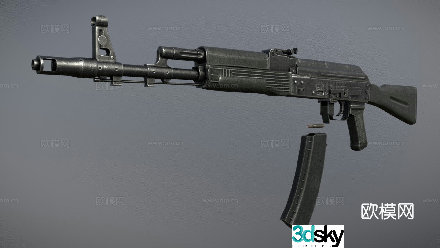 AK74M 3d model