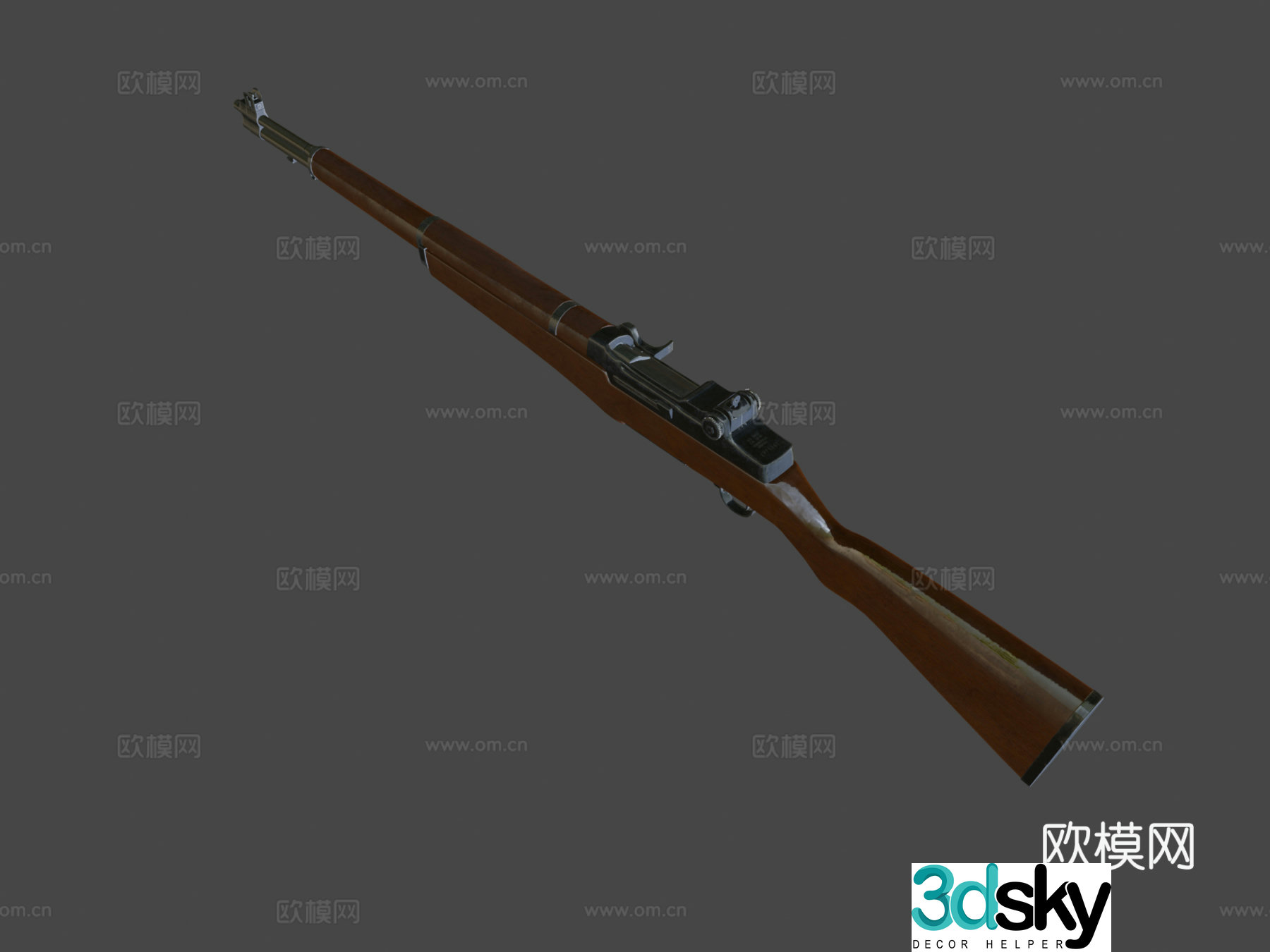 M1 Garand rifle 3d model