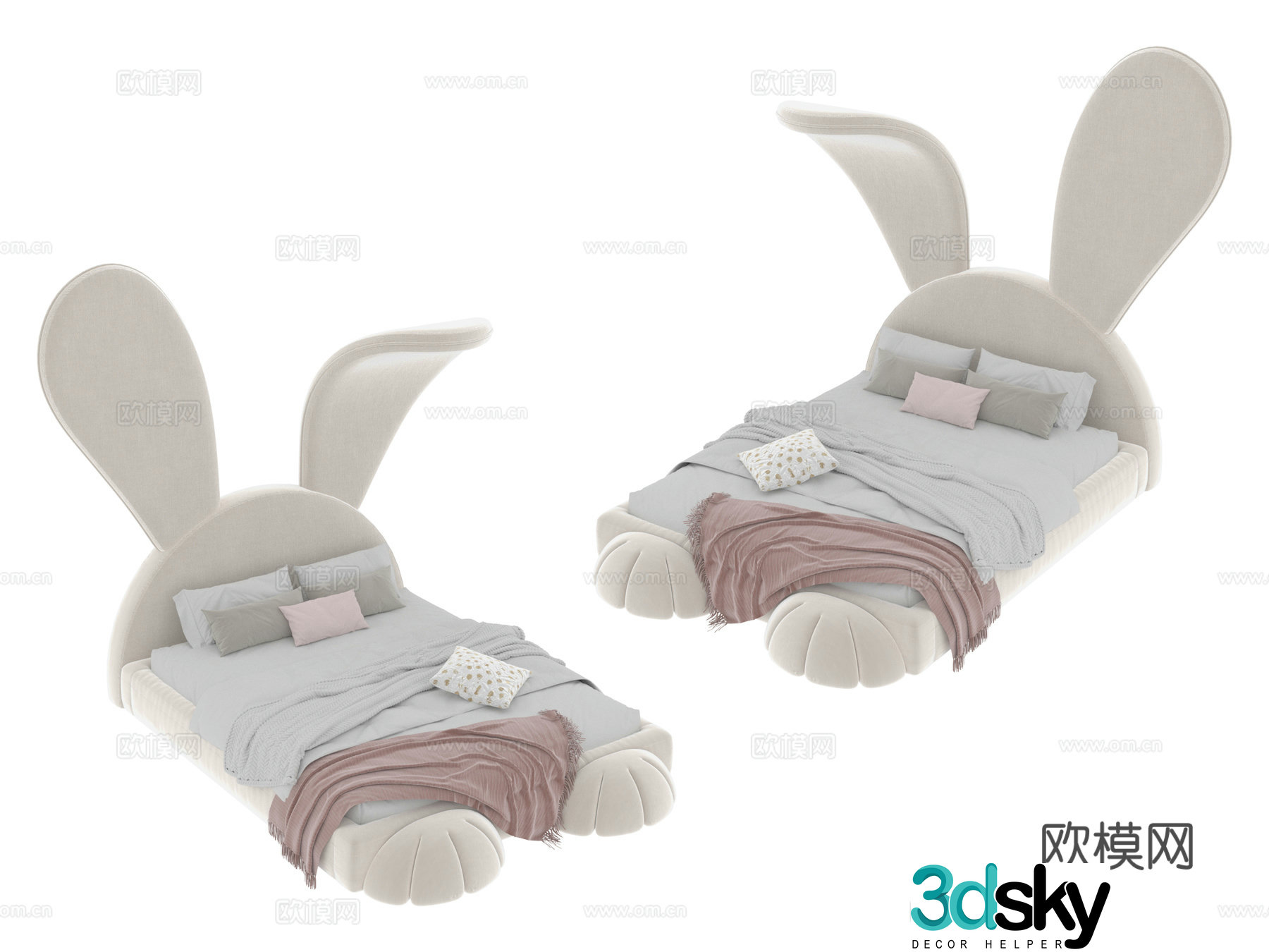 Furniture Children’s bed 3d model